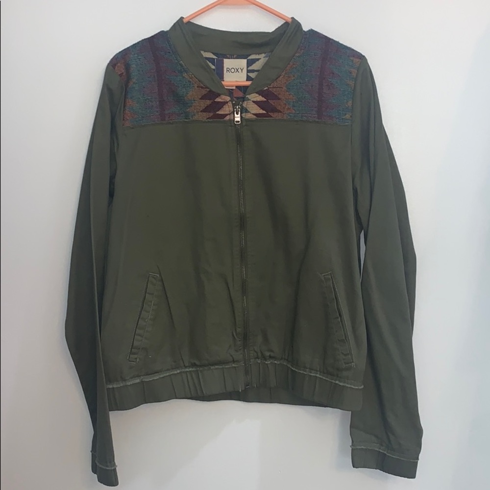 Roxy Utility Jacket with Boho Detail